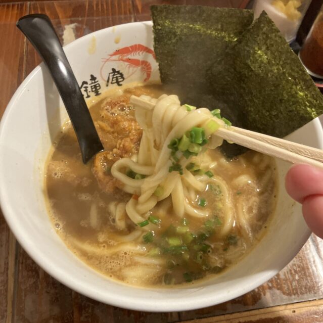 鐘庵オリジナル伝説のカレーうどん