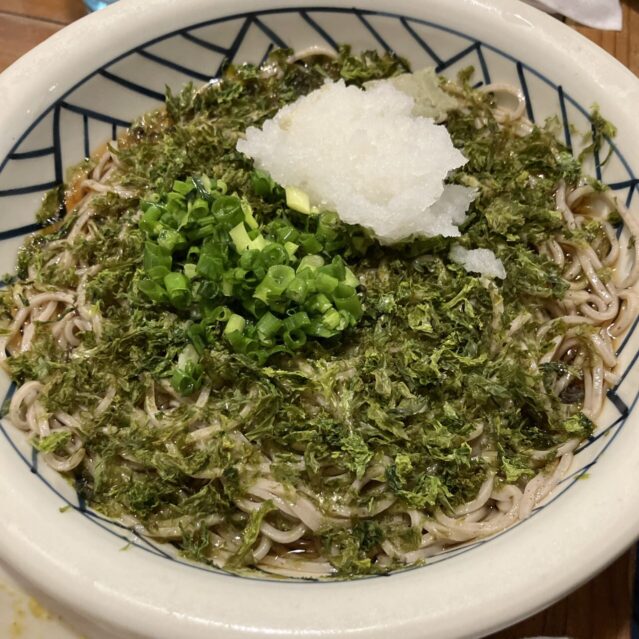 海苔おろし蕎麦