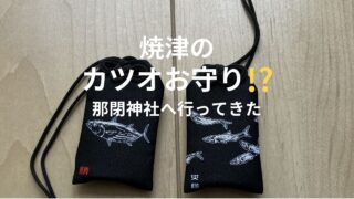 焼津市の那閉神社で購入したカツオのお守り「大漁釣守」