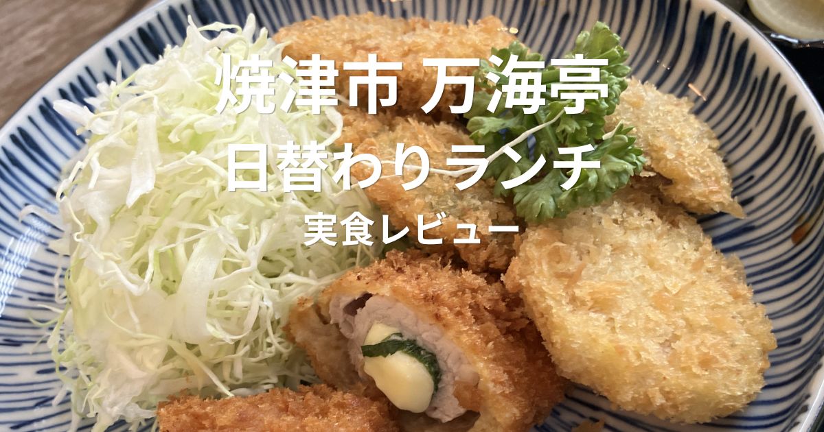 焼津市の万海亭で食べた日替わりランチ